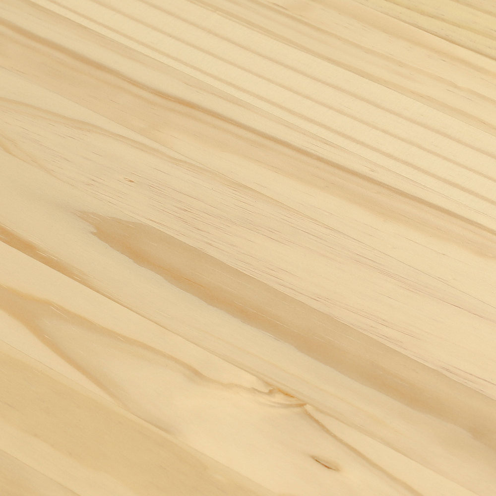Light natural wooden surface with visible grain texture, ideal for carpentry and interior design applications.