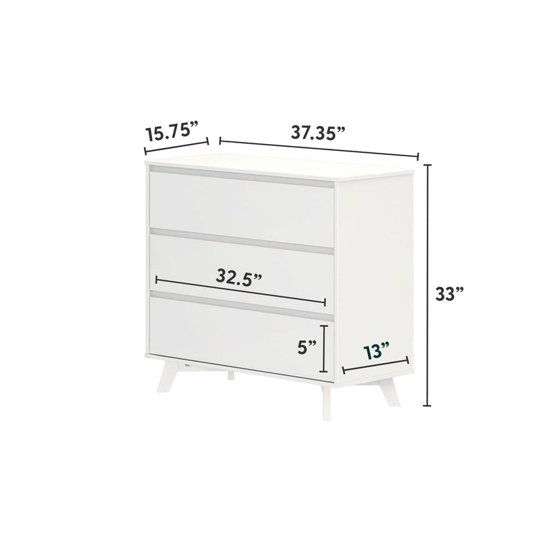 Modern 3-Drawer Dresser Dresser Plank+Beam 