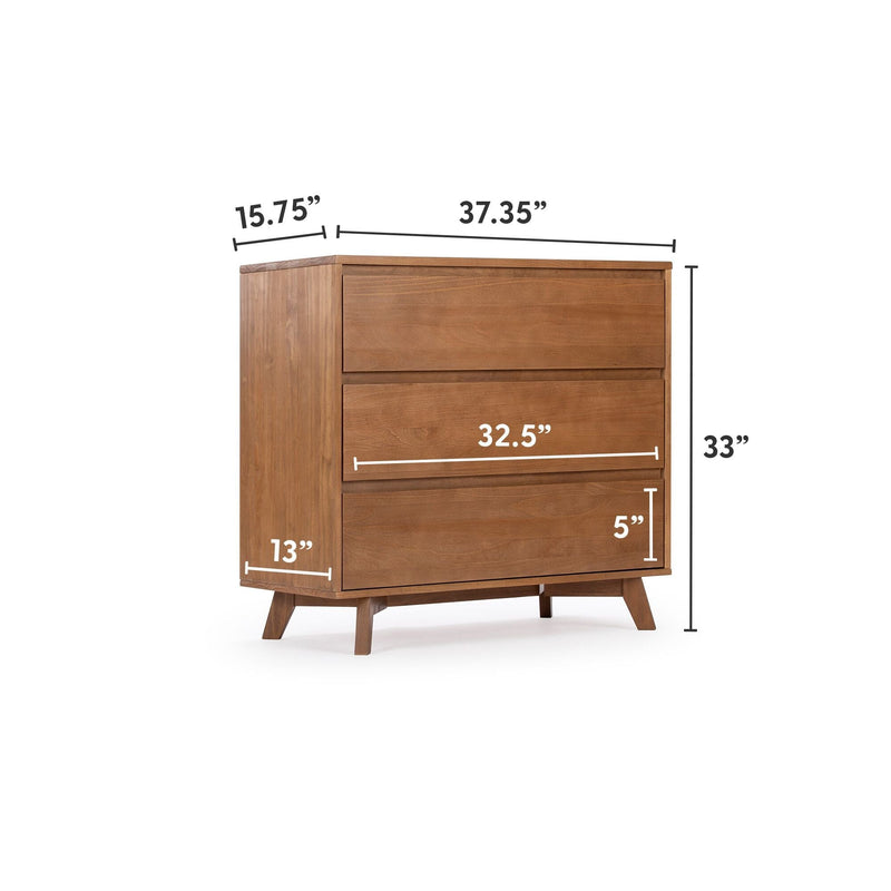 Modern 3-Drawer Dresser Dresser Plank+Beam 