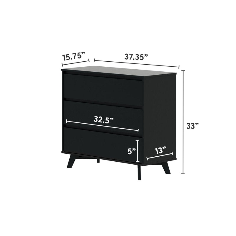 Modern 3-Drawer Dresser Dresser Plank+Beam 