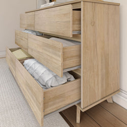 Modern 6-Drawer Dresser Dresser Plank+Beam 