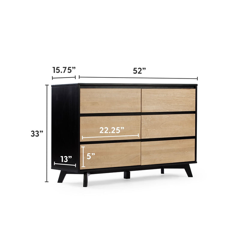 Modern 6-Drawer Dresser Dresser Plank+Beam 