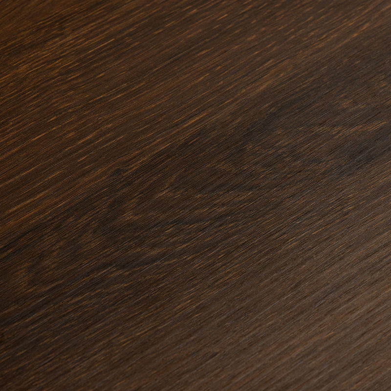 Close-up dark brown wood grain texture background for flooring, furniture and interior design