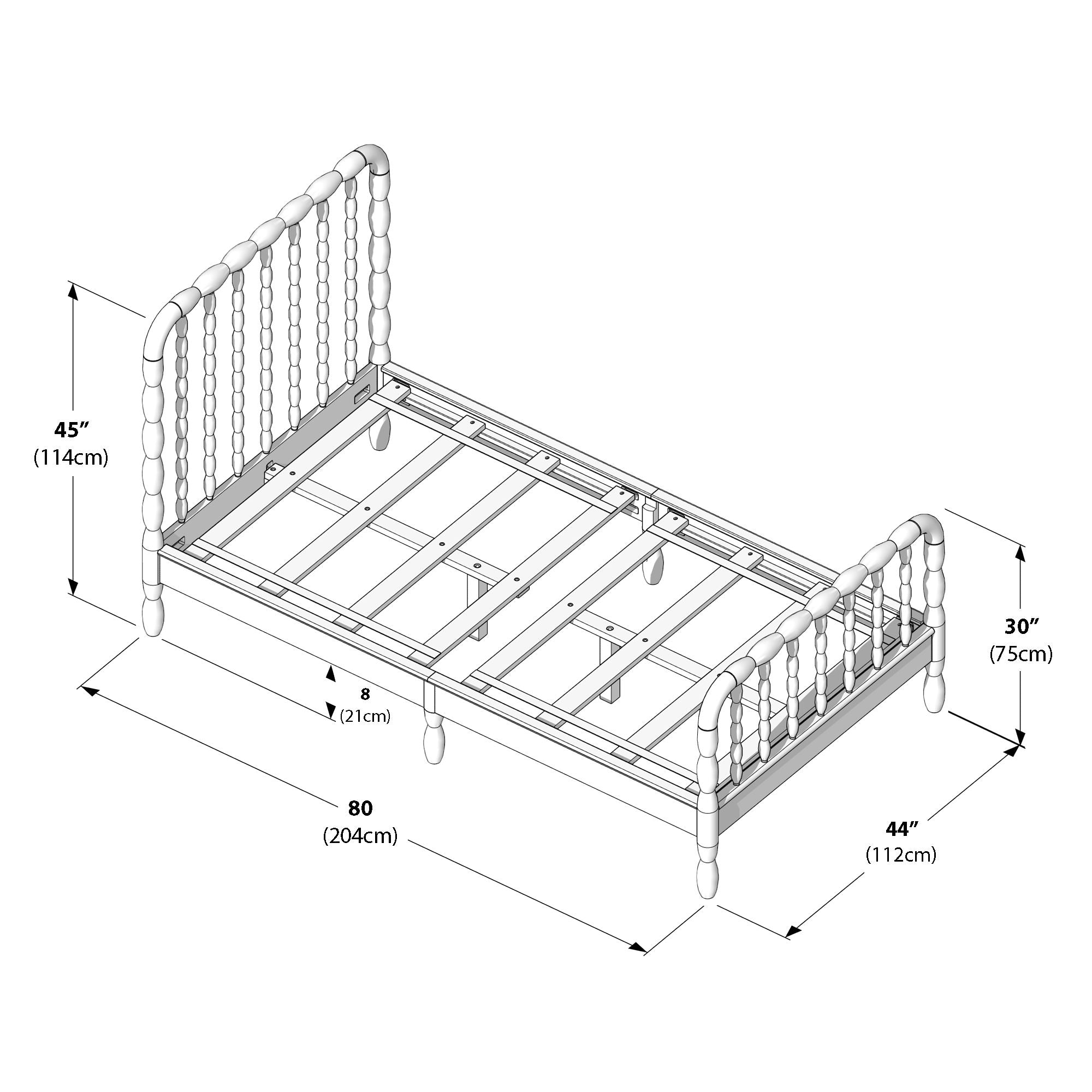 Lind Twin Bed – Plank+Beam