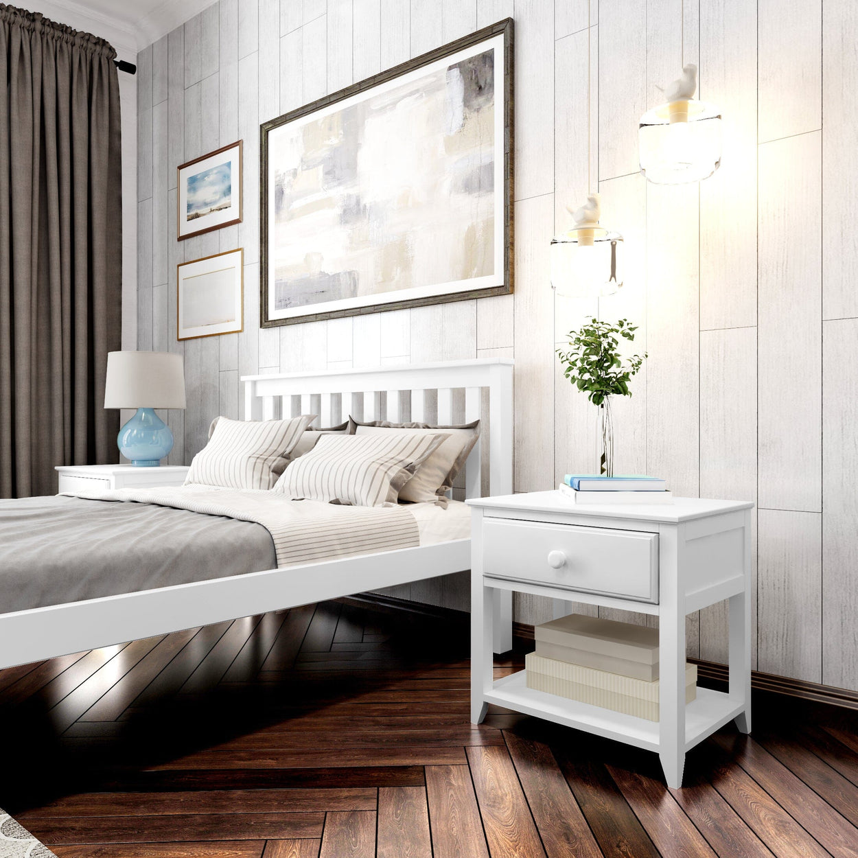 Classic 1-Drawer Nightstand Furniture Plank+Beam 