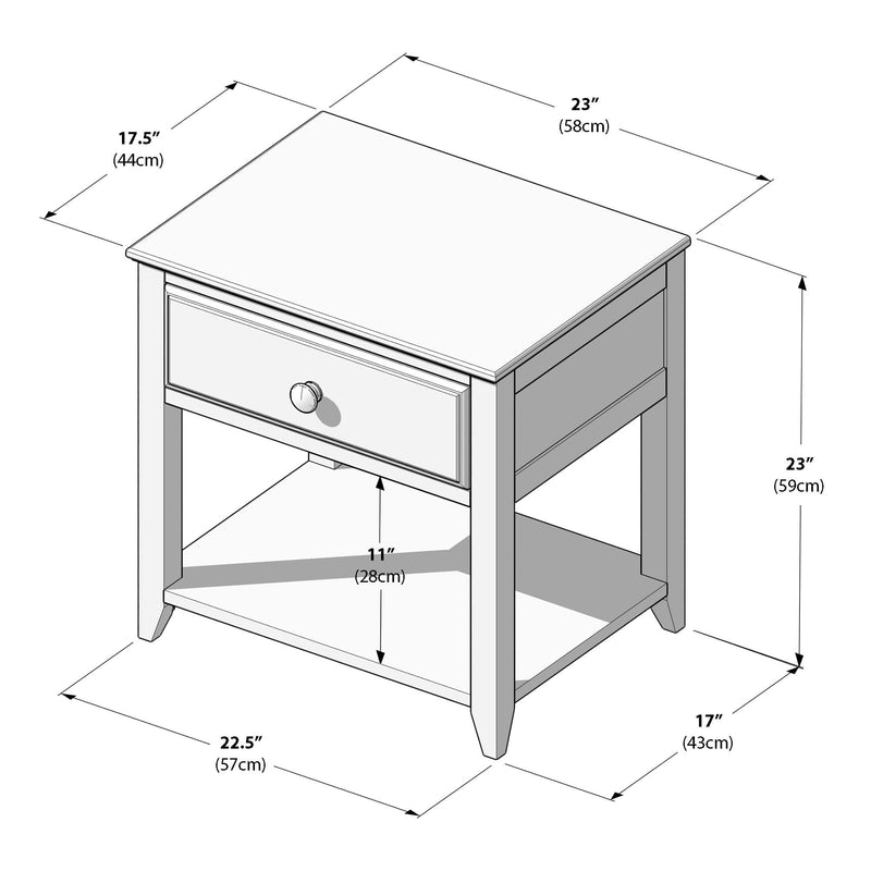 Classic Nightstand Nightstand Plank+Beam 