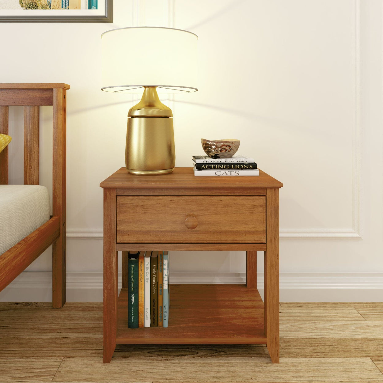 Classic 1-Drawer Nightstand Furniture Plank+Beam 