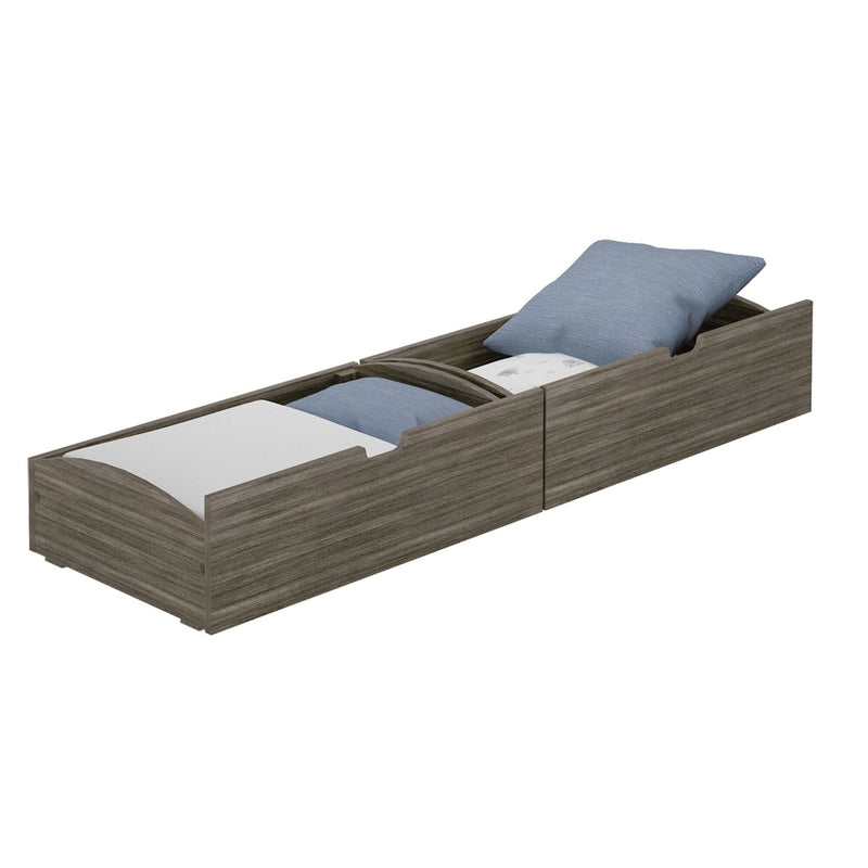Classic Underbed Storage Drawers for Queen Bed Accessories Plank+Beam Clay 