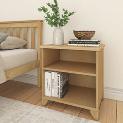 Classic Nightstand with Shelves Nightstand Plank+Beam Natural 