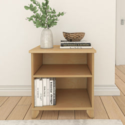 Classic Nightstand with Shelves Nightstand Plank+Beam 