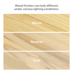 Classic Nightstand with Shelf Nightstand Plank+Beam 