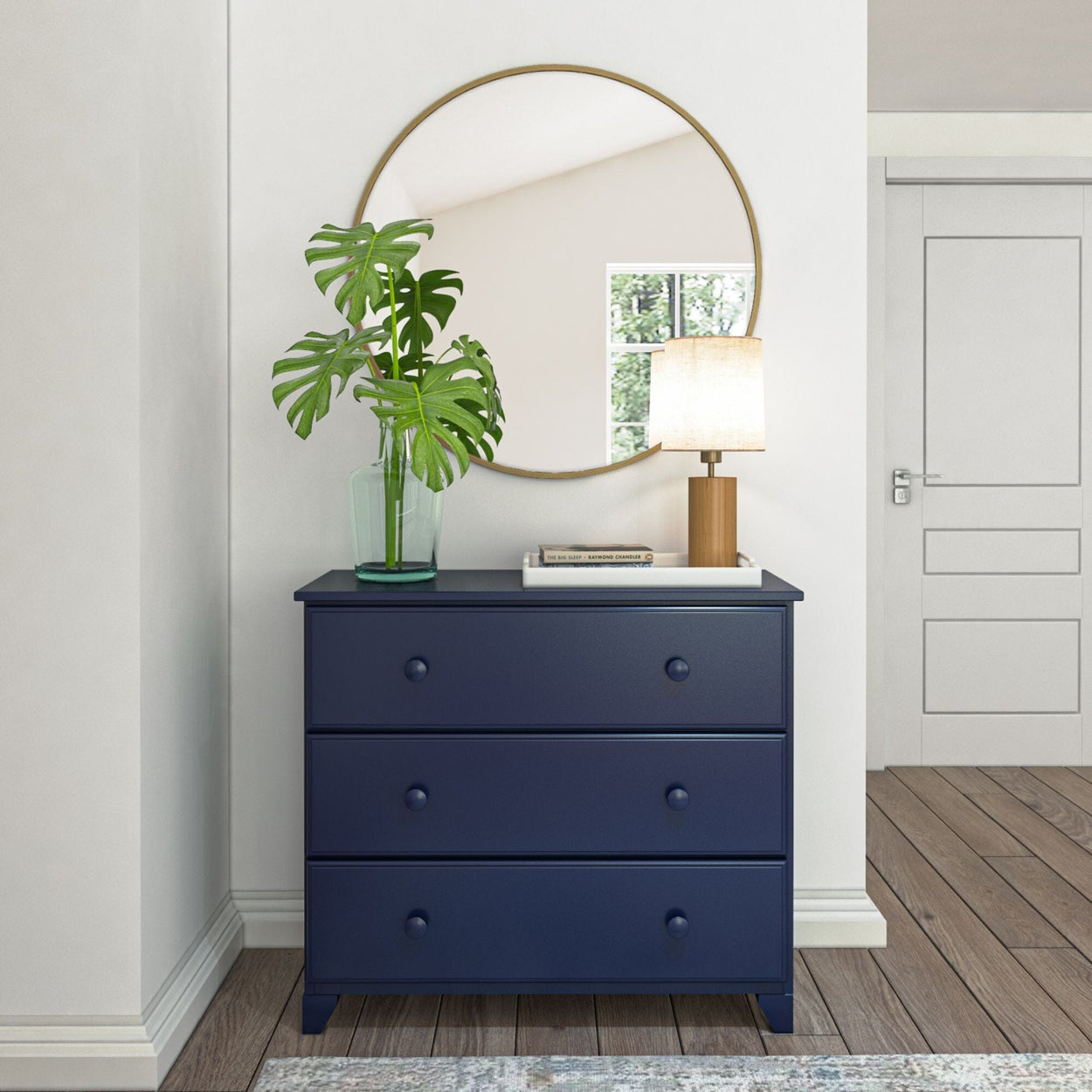Classic 3-Drawer Dresser Furniture Plank+Beam Blue 