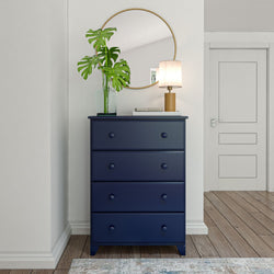 Classic 4-Drawer Dresser Furniture Plank+Beam Blue 
