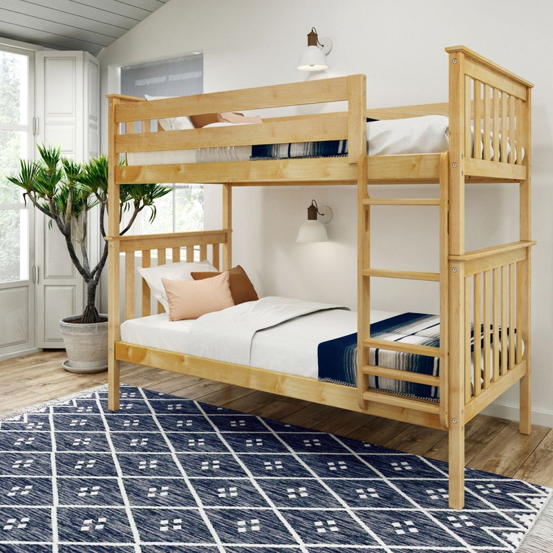 Classic Twin over Twin Bunk Bed Bunk Beds Plank+Beam Natural 