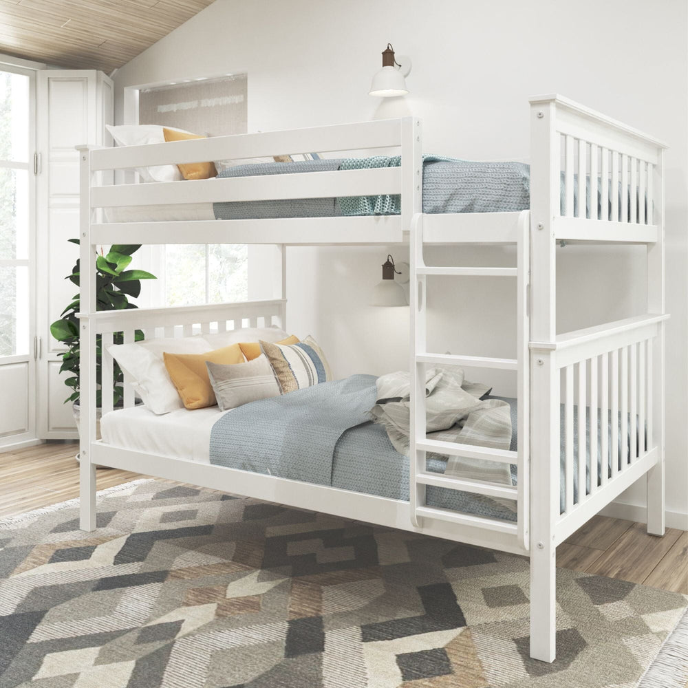 Classic Full over Full Bunk Bed Bunk Beds Plank+Beam White 
