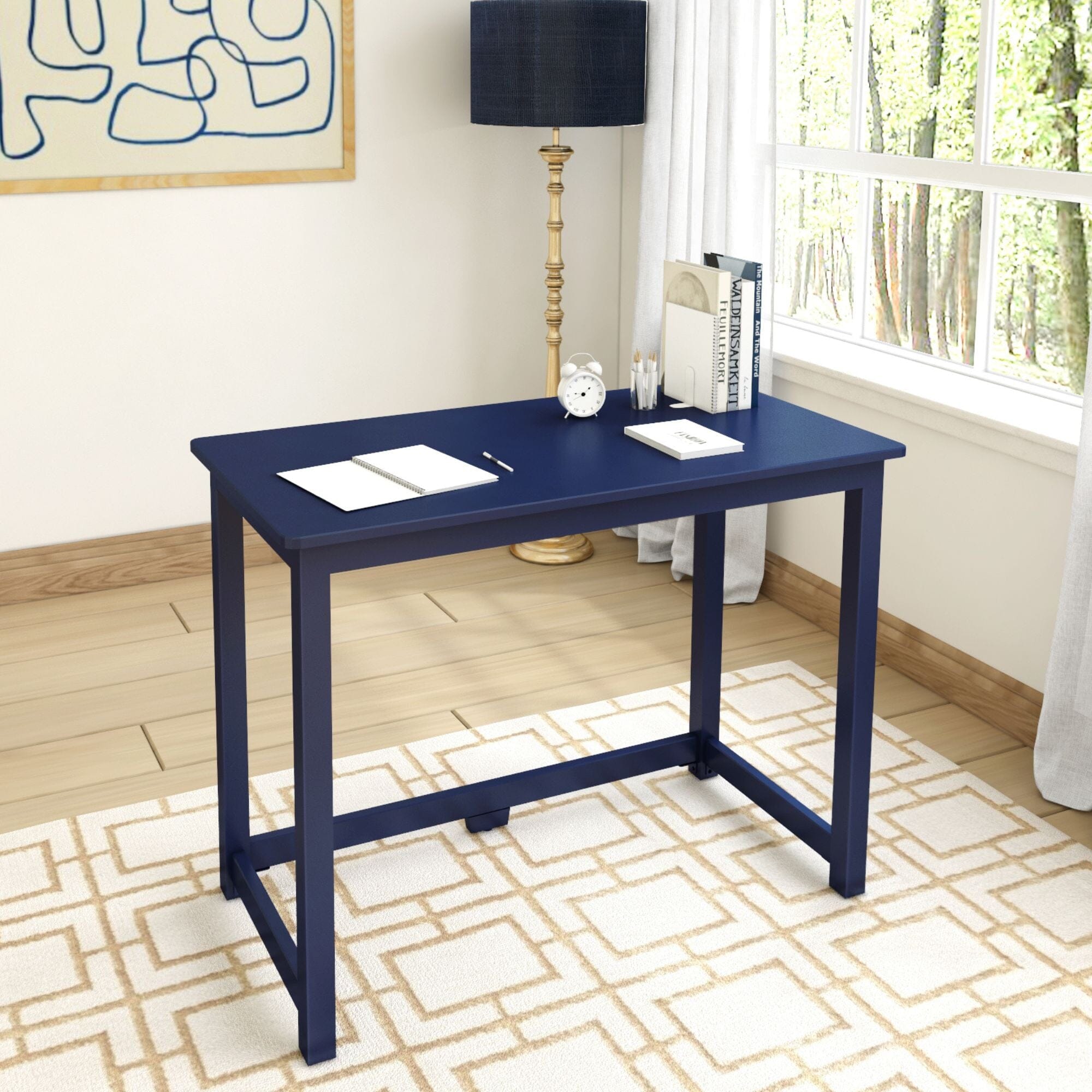 Blue Secretary Desk Easton Secretary Desk | Over The Moon