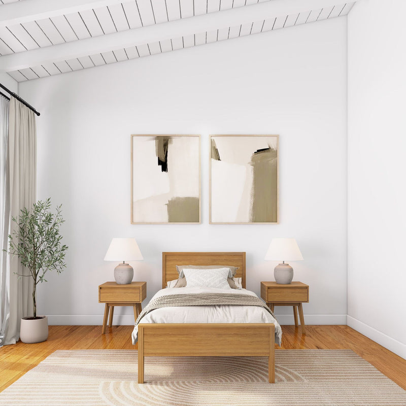 Panel Bed - Twin Single Beds Plank+Beam 