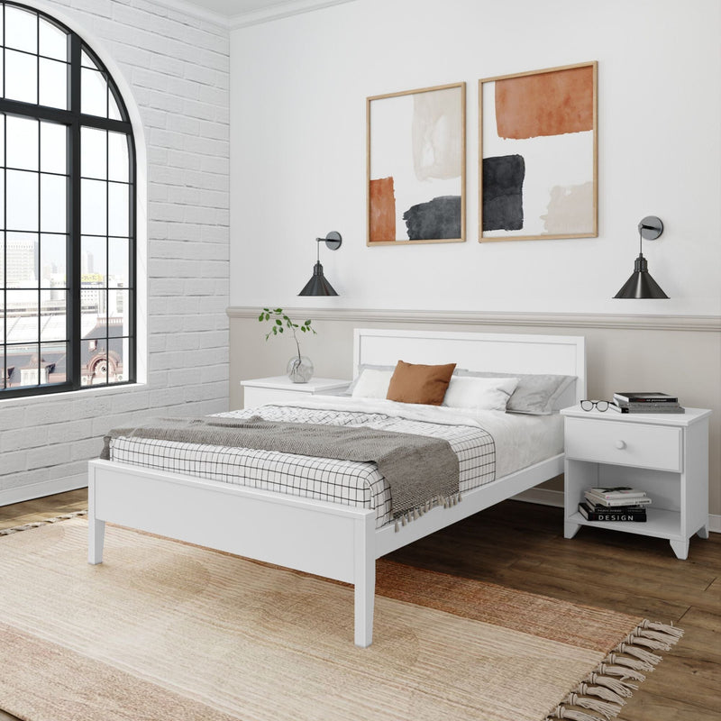 Panel Bed - Full Single Beds Plank+Beam White 