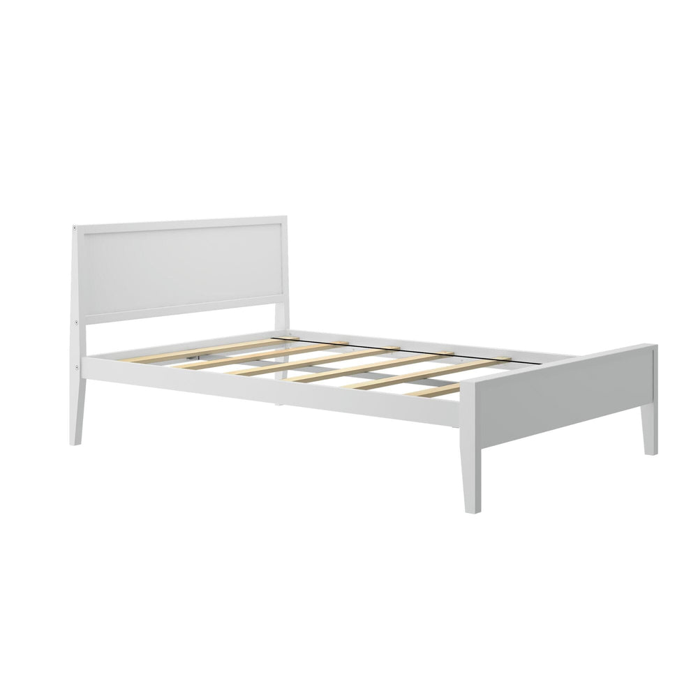 Modern Full-Size Bed with Panel Headboard Single Beds Plank+Beam 