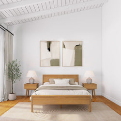 Panel Bed - Queen Single Beds Plank+Beam 