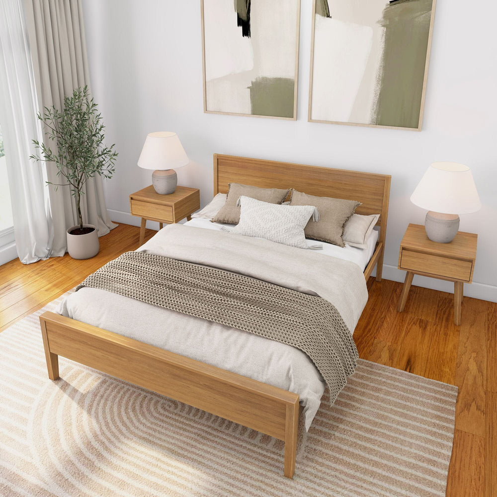 Panel Bed - Queen Single Beds Plank+Beam 