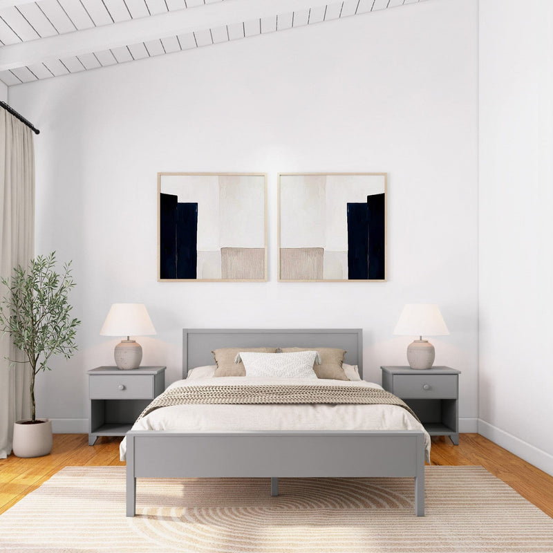 Panel Bed - Queen Single Beds Plank+Beam 