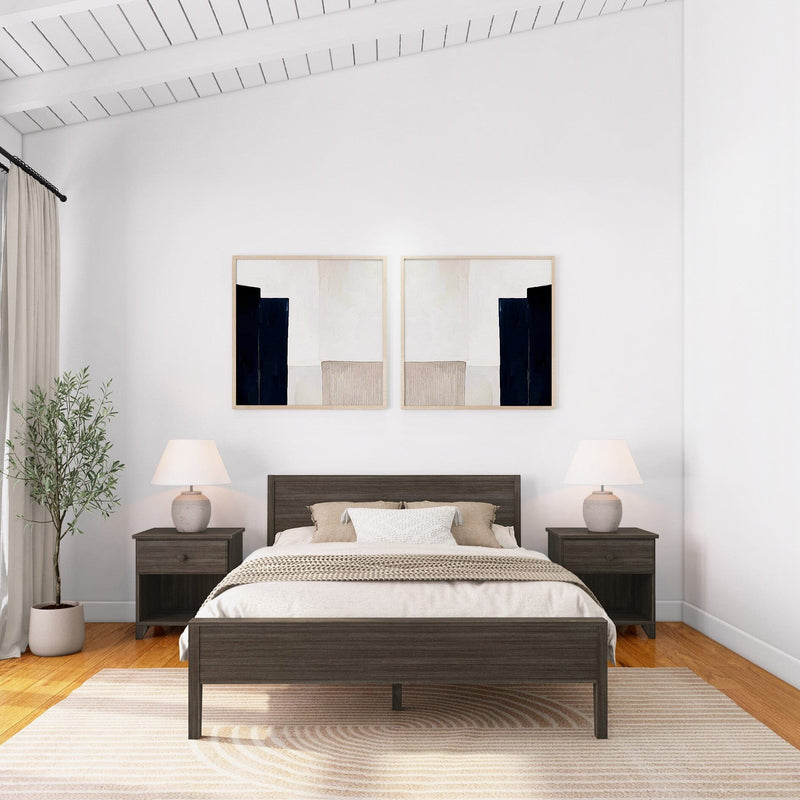 Panel Bed - Queen Single Beds Plank+Beam 