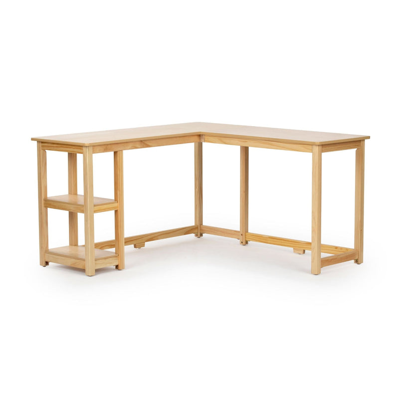 Corner Desk with Shelves Desk Plank+Beam 
