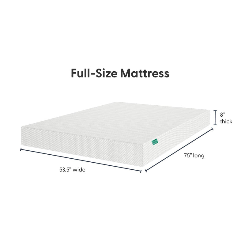 8 Inch Full Comfort Memory Foam Mattress Mattresses Plank+Beam 