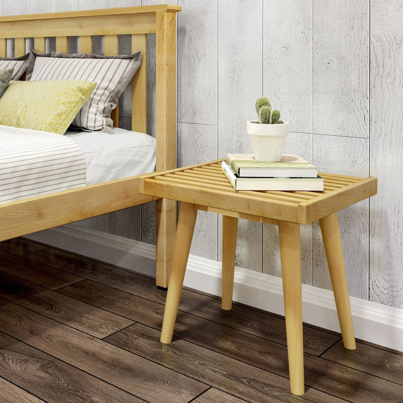 Mid-Century Solid Wood Accent Table - 19" Accessories Plank+Beam 