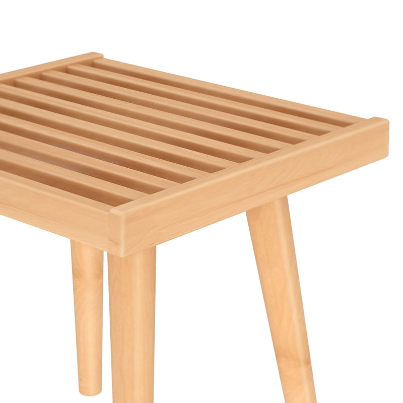 Mid-Century Solid Wood Accent Table - 19" Accessories Plank+Beam 