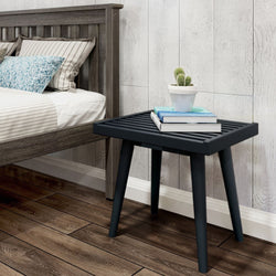 Mid-Century Solid Wood Accent Table - 19" Accessories Plank+Beam 