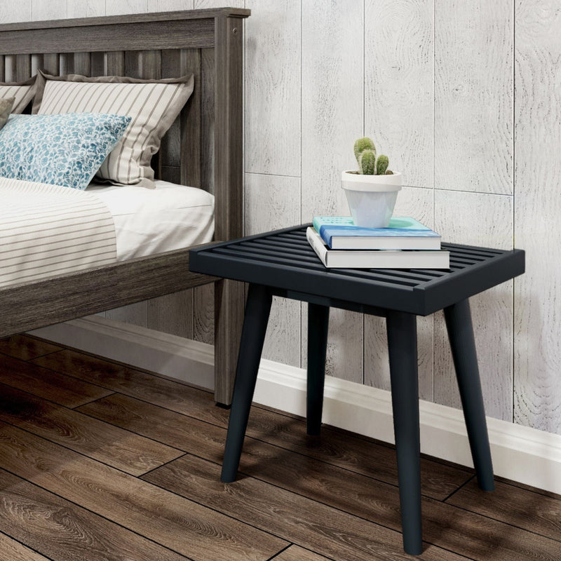 Mid-Century Solid Wood Accent Table - 19" Accessories Plank+Beam 