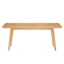 Mid-Century Solid Wood Entryway Bench - 41.25" Entryway Bench Plank+Beam 
