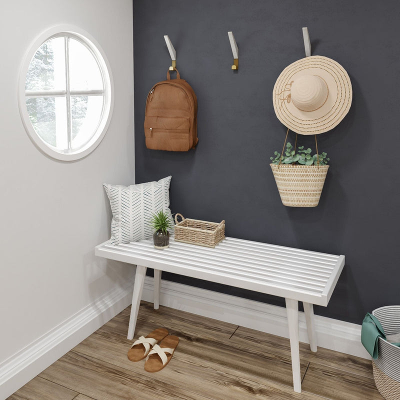 Mid-Century Modern Entryway Bench - 41" Entryway Bench Plank+Beam 