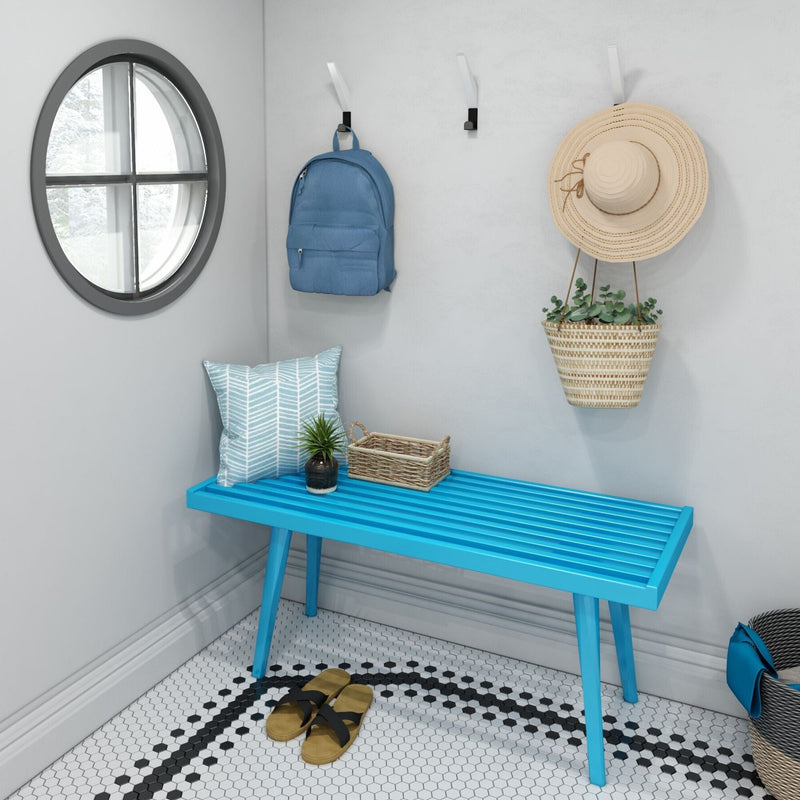 Mid-Century Modern Entryway Bench - 41" Entryway Bench Plank+Beam 