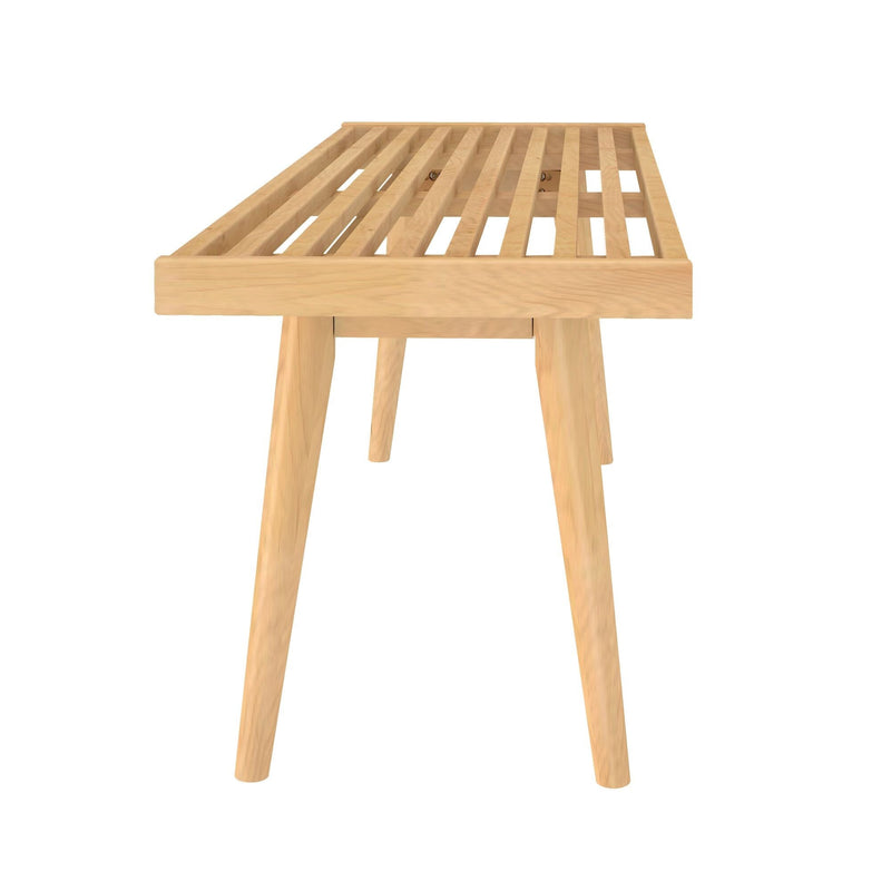 Mid-Century Modern Entryway Bench - 56" Entryway Bench Plank+Beam 