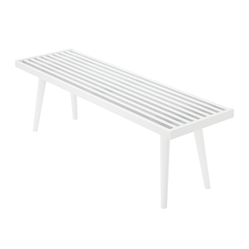 Mid-Century Modern Entryway Bench - 56" Entryway Bench Plank+Beam 
