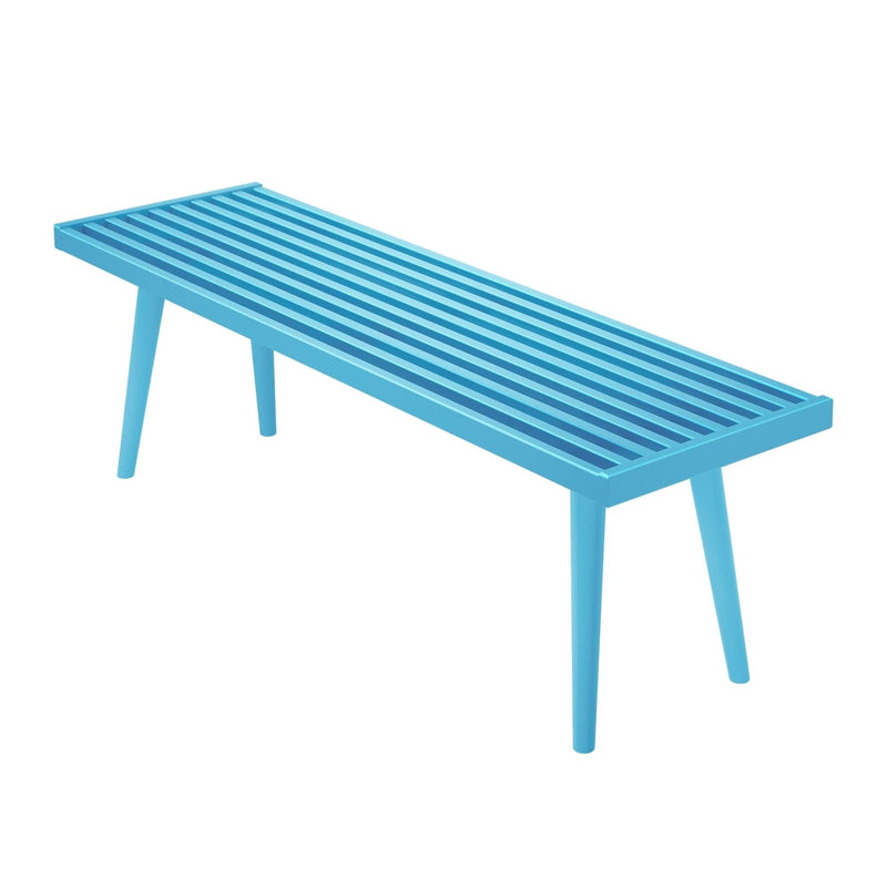 Mid-Century Modern Entryway Bench - 56" Entryway Bench Plank+Beam 