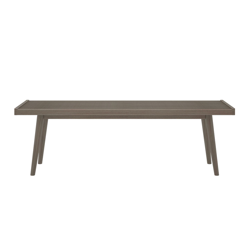 Mid-Century Solid Wood Entryway Bench - 56.25" Entryway Bench Plank+Beam 
