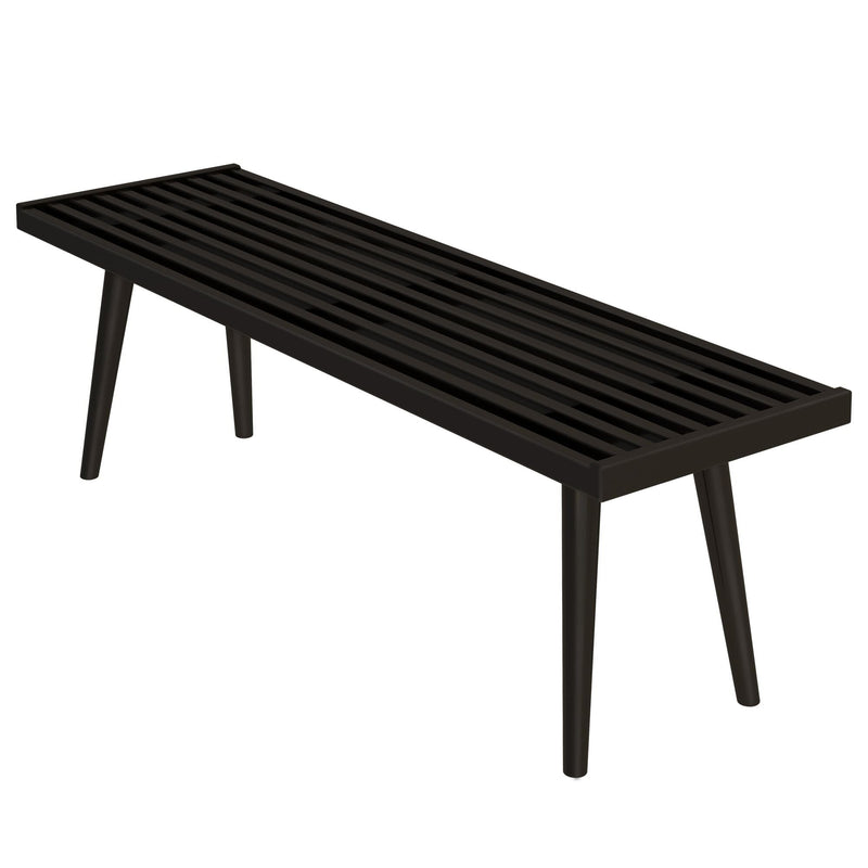 Mid-Century Modern Entryway Bench - 56" Entryway Bench Plank+Beam 