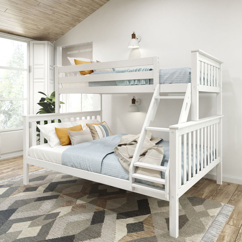 Classic Twin XL over Queen Bunk Bed Bunk Beds Plank+Beam White 