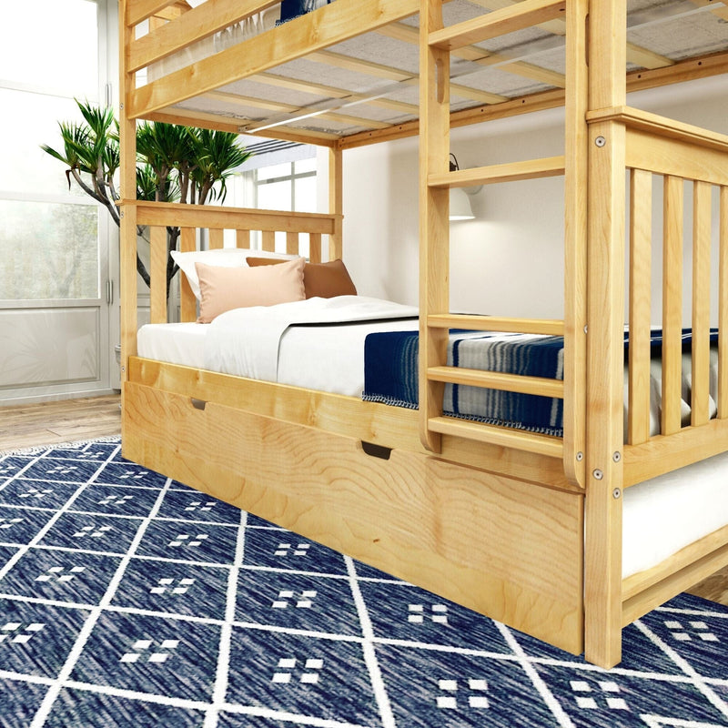 Classic Twin over Twin Bunk Bed + Trundle Bunk Beds Plank+Beam 