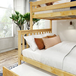 Classic Twin over Full Bunk Bed + Trundle Bunk Beds Plank+Beam 