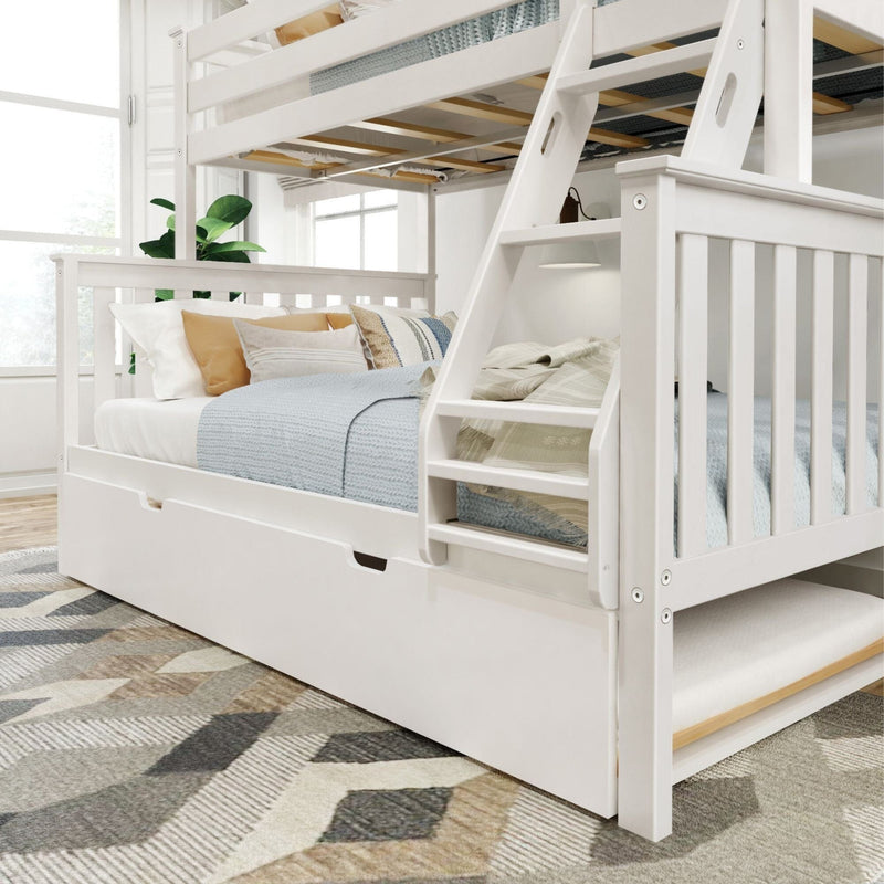 Classic Twin over Full Bunk Bed + Trundle Bunk Beds Plank+Beam 