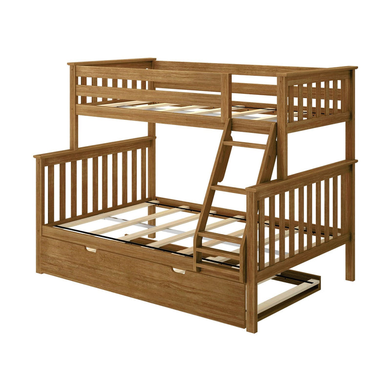 Classic Twin over Full Bunk Bed + Trundle Bunk Beds Plank+Beam 