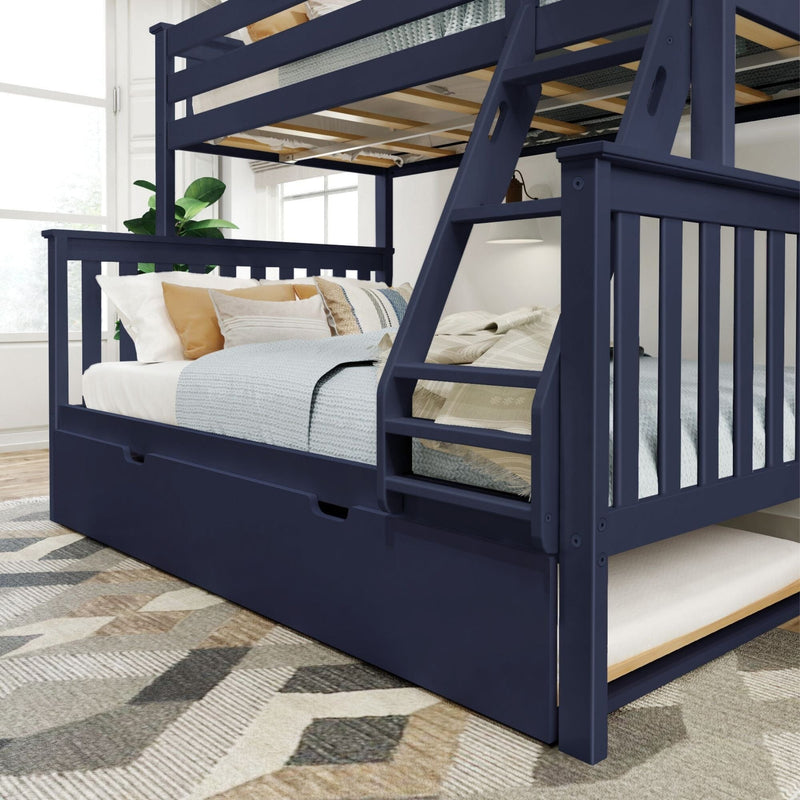 Classic Twin over Full Bunk Bed + Trundle Bunk Beds Plank+Beam 