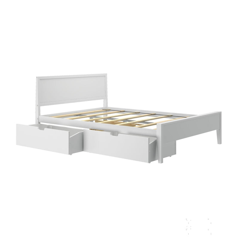 Panel Bed + Storage - Queen Single Beds Plank+Beam 