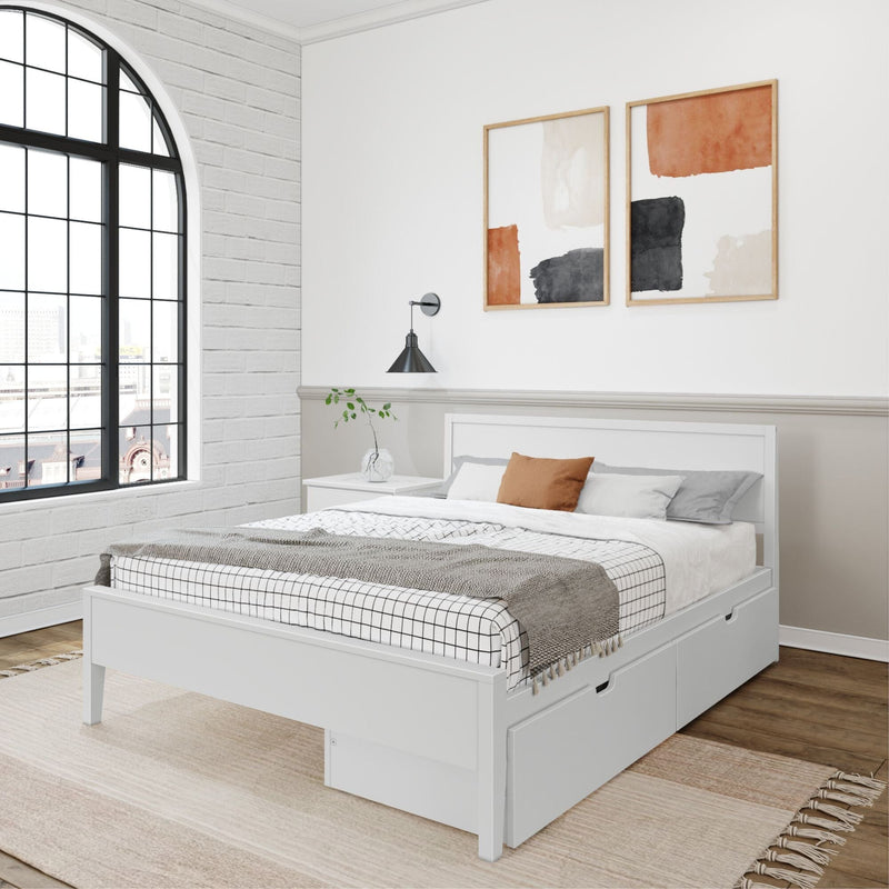 Panel Bed + Storage - Queen Single Beds Plank+Beam 