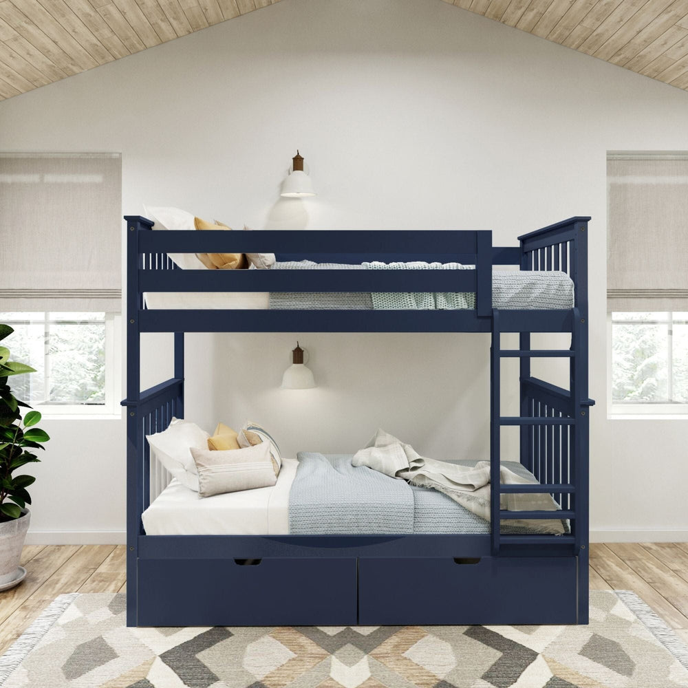 Classic Twin over Twin Bunk Bed + Underbed Storage Bunk Beds Plank+Beam 